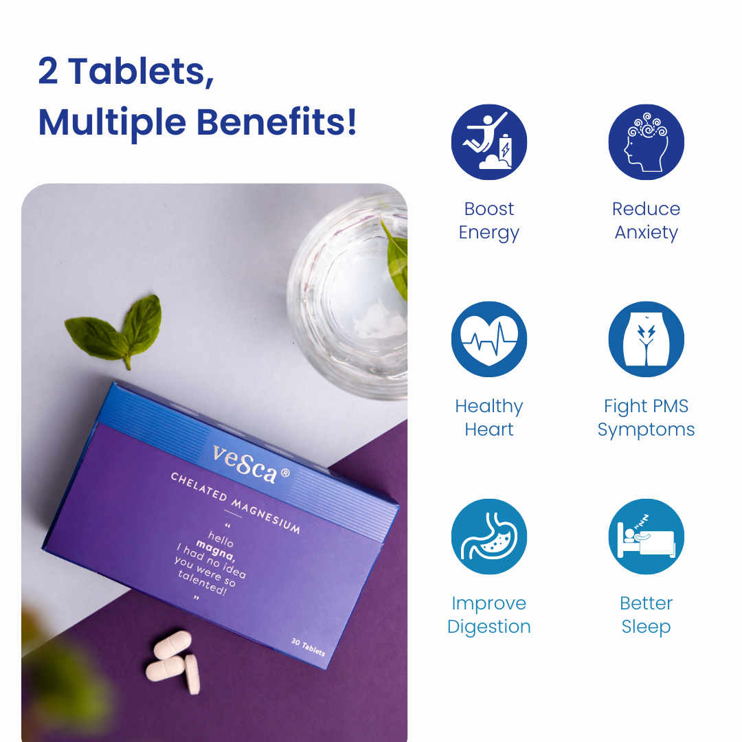 Chelated Magnesium 30 Tablets