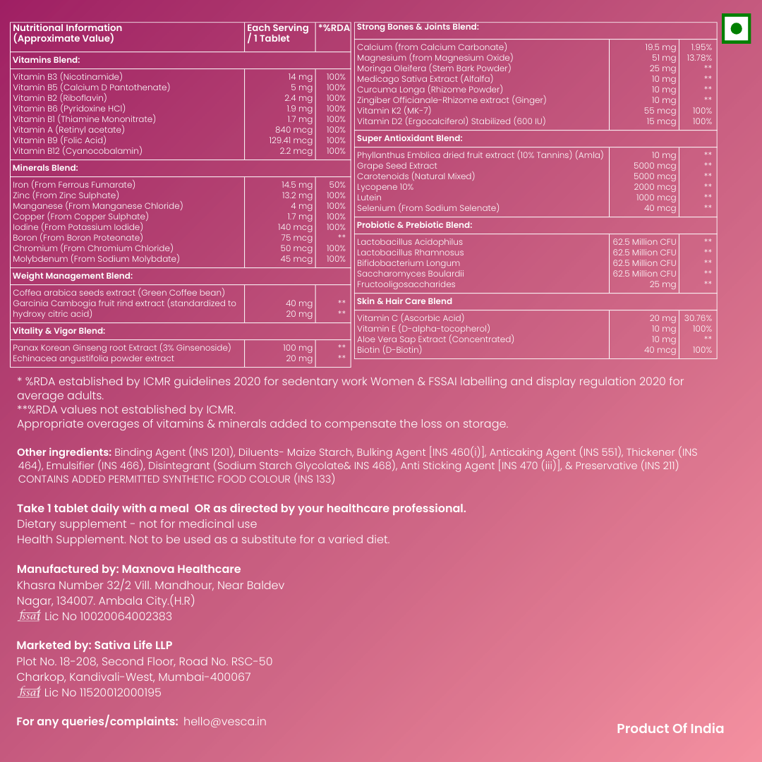 Multivitamin for Women