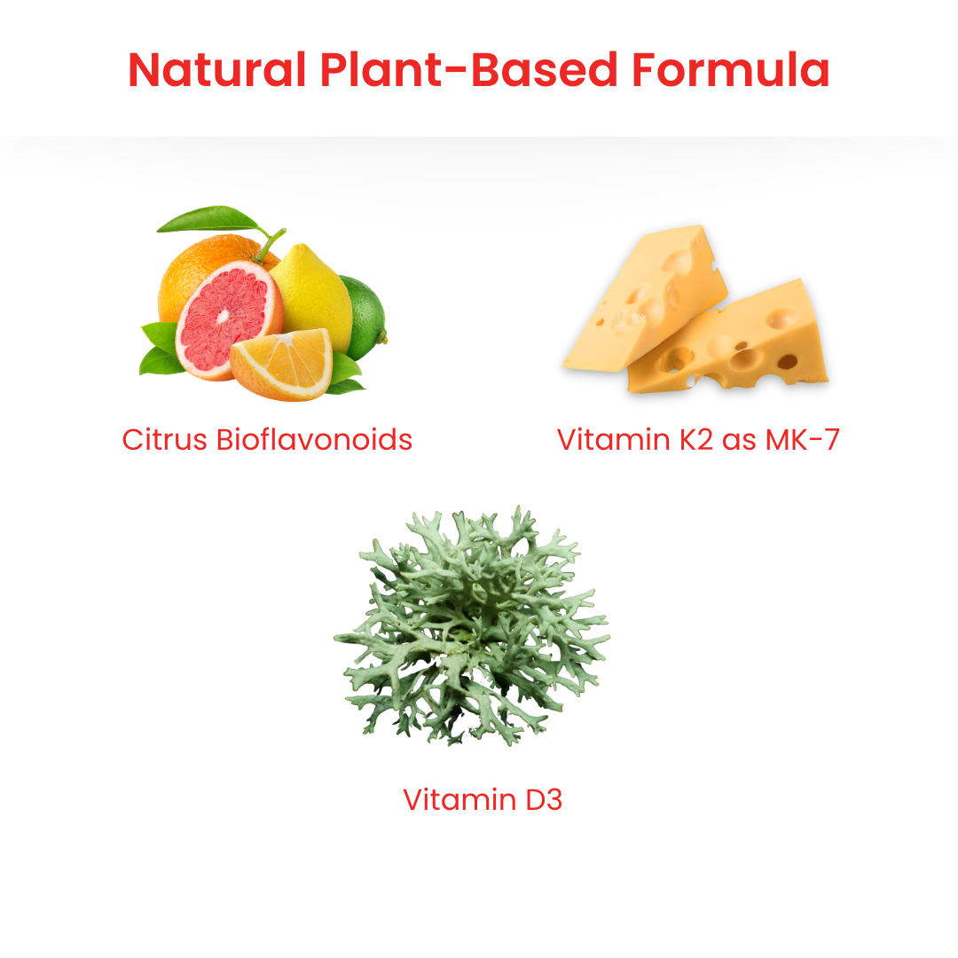 Vesca Vitamin D3 & K2 For Bone & Joint Support, Muscle Strength & Immunity (60N) Vesca